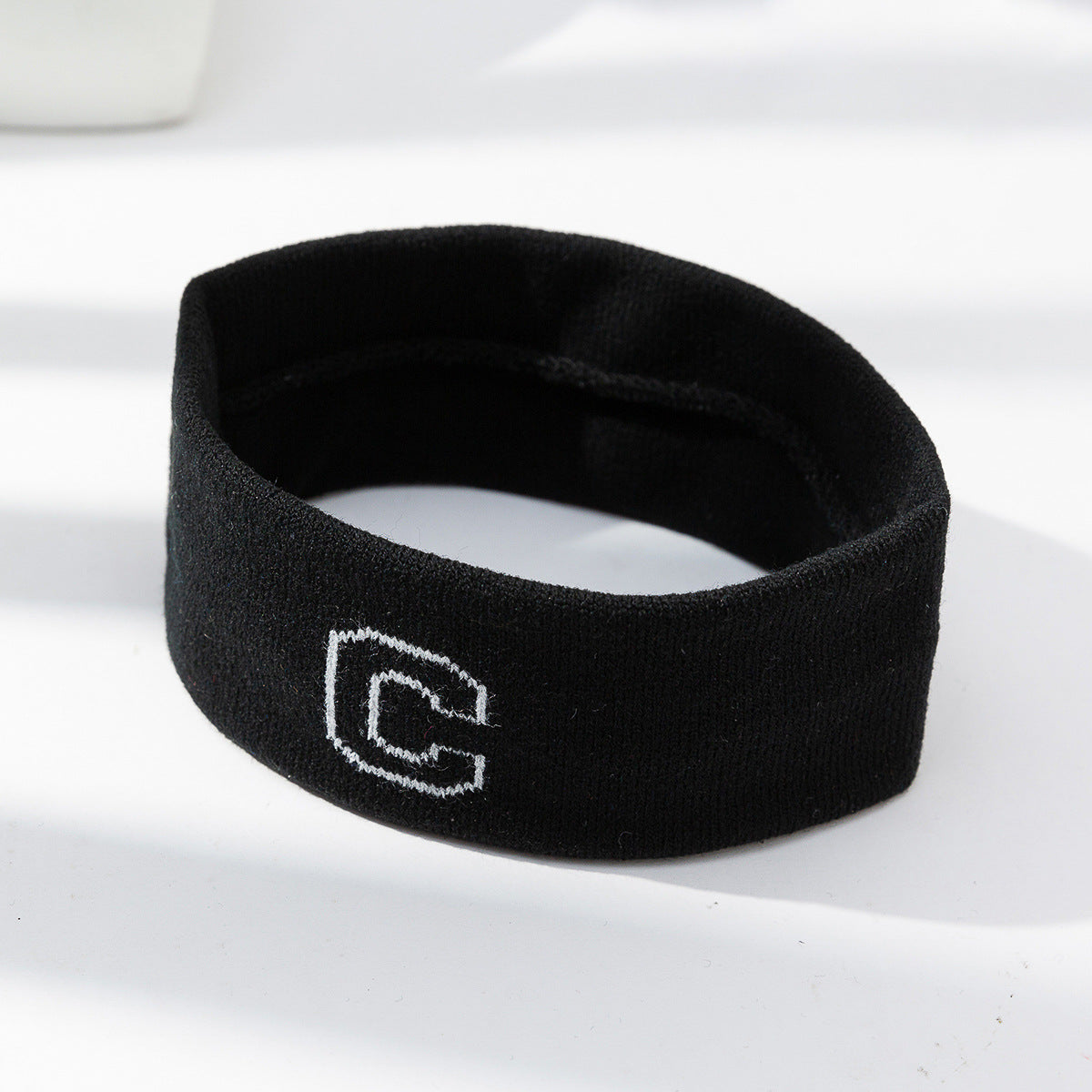 Stretch Sports Sweat-Absorbent Knitted Hair Band - Unisex Fitness Accessory