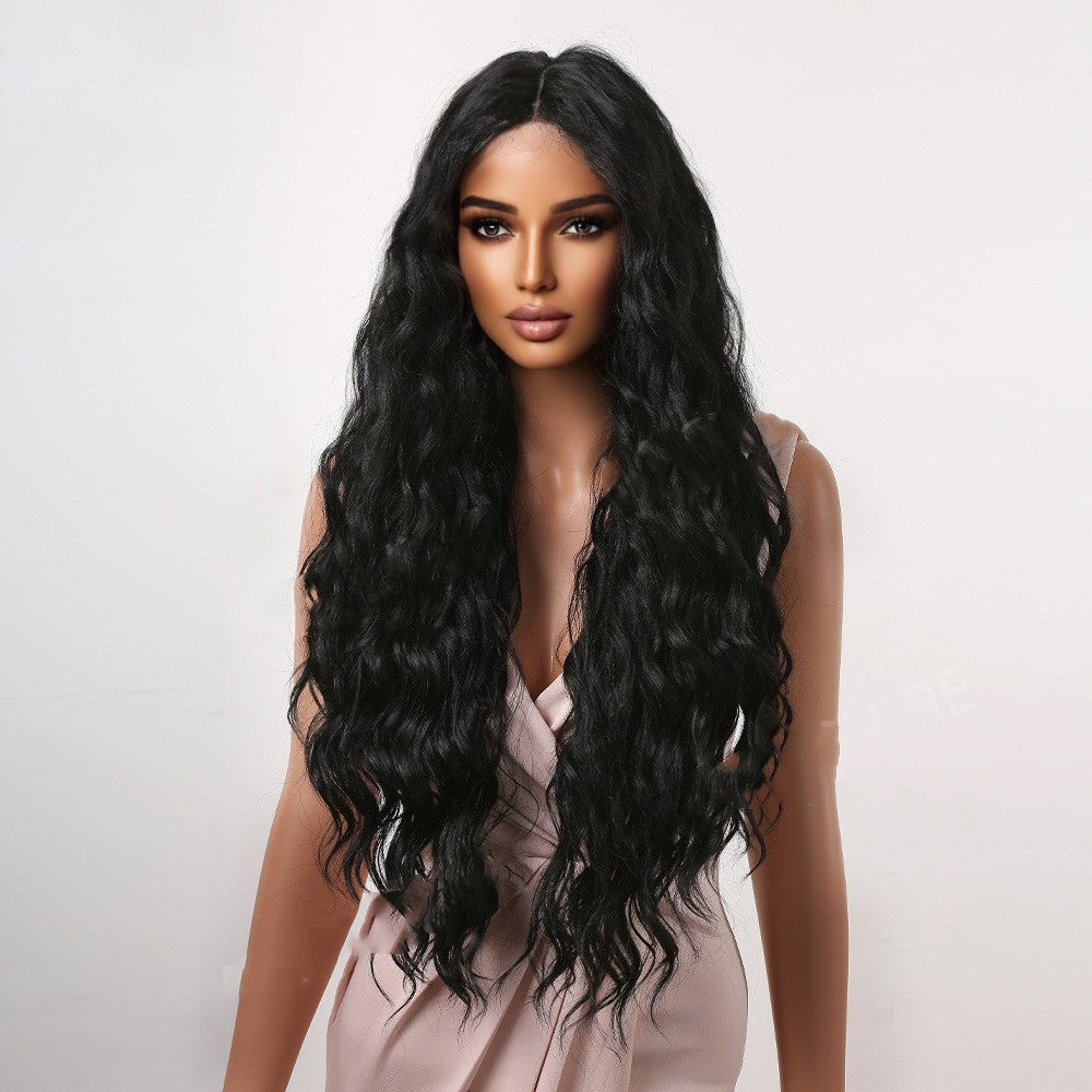 High-Temperature Synthetic Wig for Women - Long Curly Star Style, HC11034