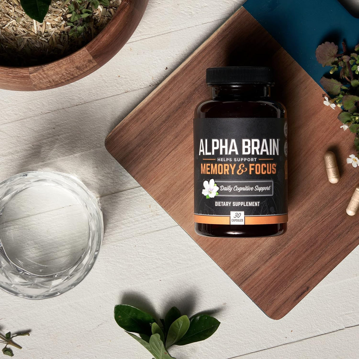Brain Support Supplement Capsules - 30 Tablets