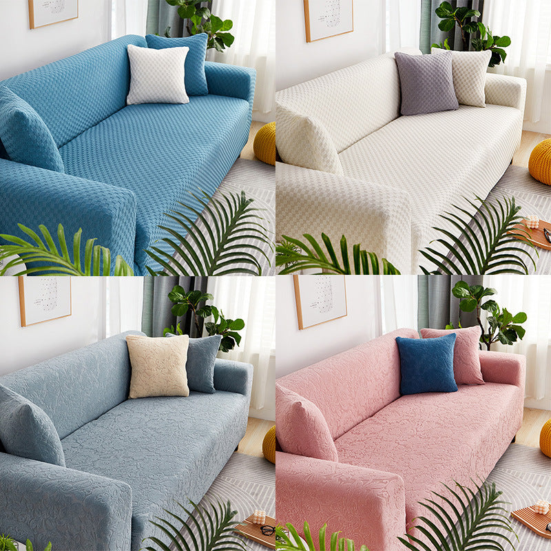 Universal Sofa Cover All-Season Thick Solid Color Couch Protector