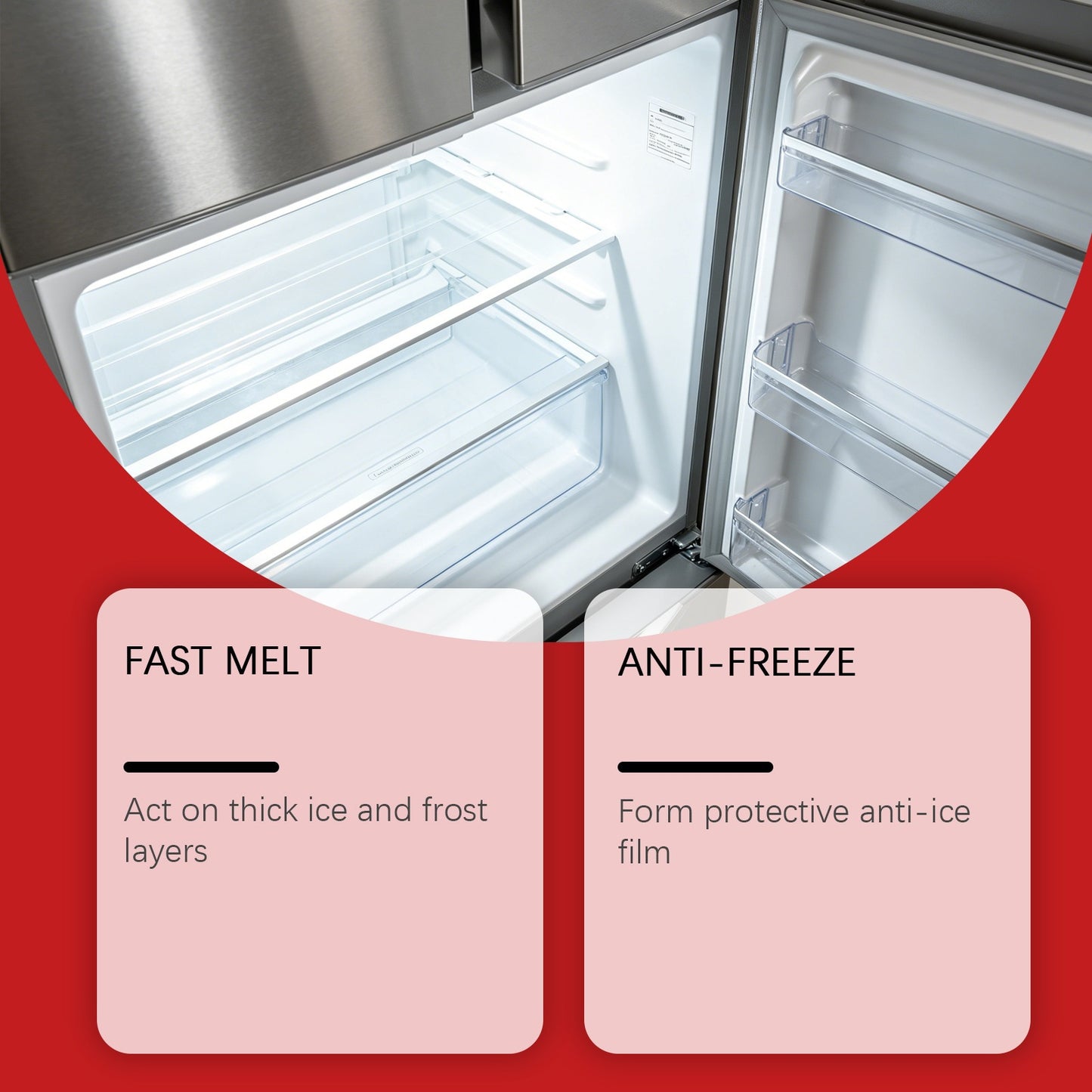 120ml Refrigerator Defrosting Agent - Efficient Ice Melt Solution