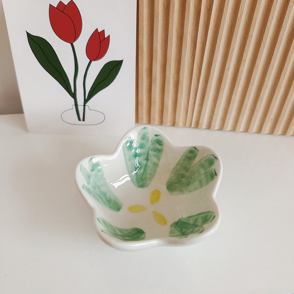Mini Ceramic Dish Set - Japanese Style Assorted Patterns for Kitchen & Dining