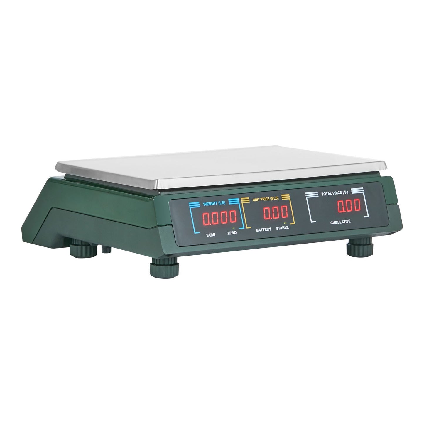 Digital Price Computing Scale 66 LB Kitchen Food Weighing Machine Black