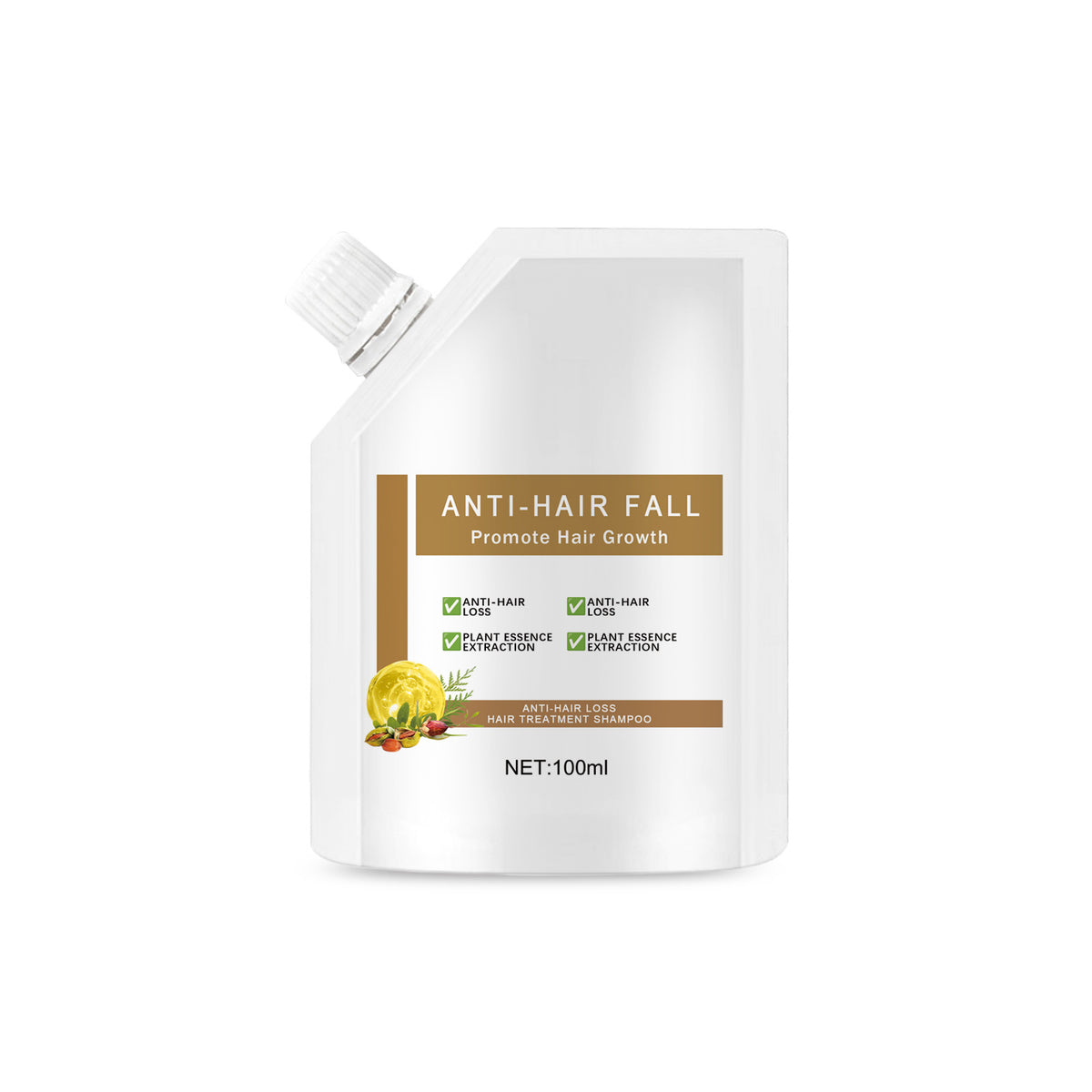 Anti-Hair Loss Shampoo 100ml Moisturizing Hair Growth Treatment