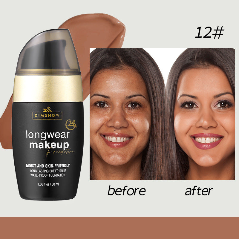 Long-Lasting Oil Control Liquid Foundation Cream for All Skin Types