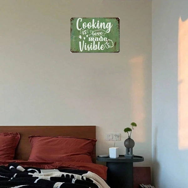 Metal Tin Wall Sign - 20 cm x 20 cm Decorative Art