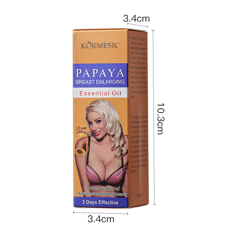 Papaya Breast Enhancement Essential Oil 30ml for Natural Firming & Skin Care