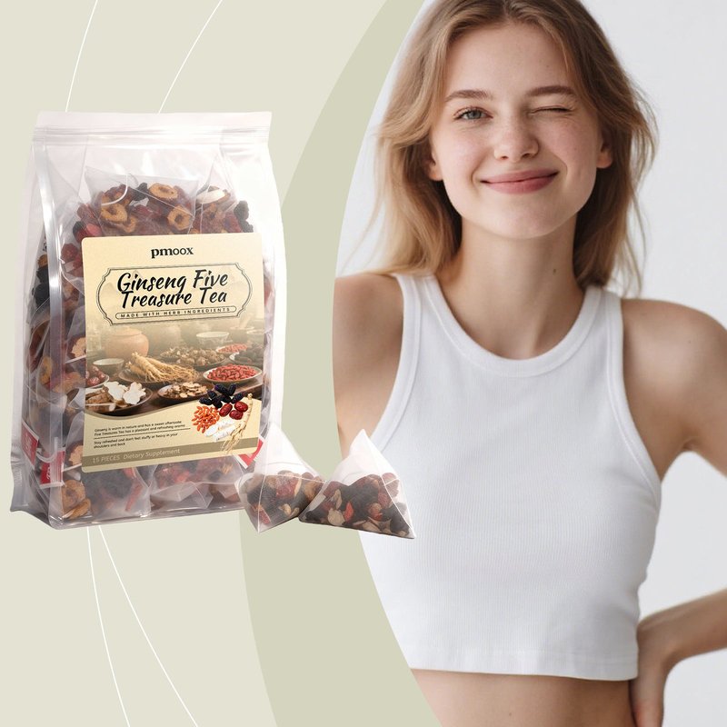 Ginseng Five Treasure Tea - 15 Pieces