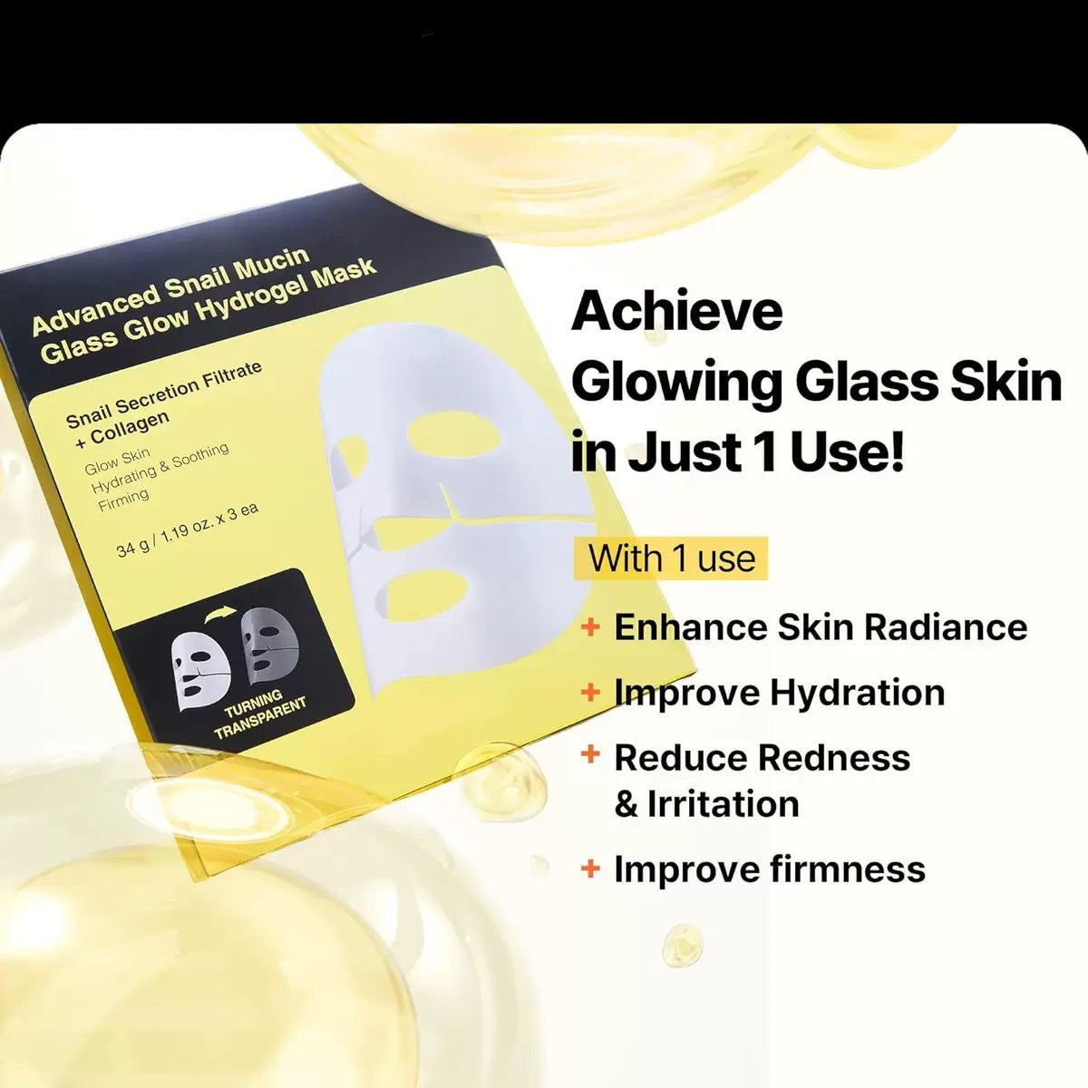 Deep Collagen Facial Mask Set - Moisturizing Skin Care for All Skin Types