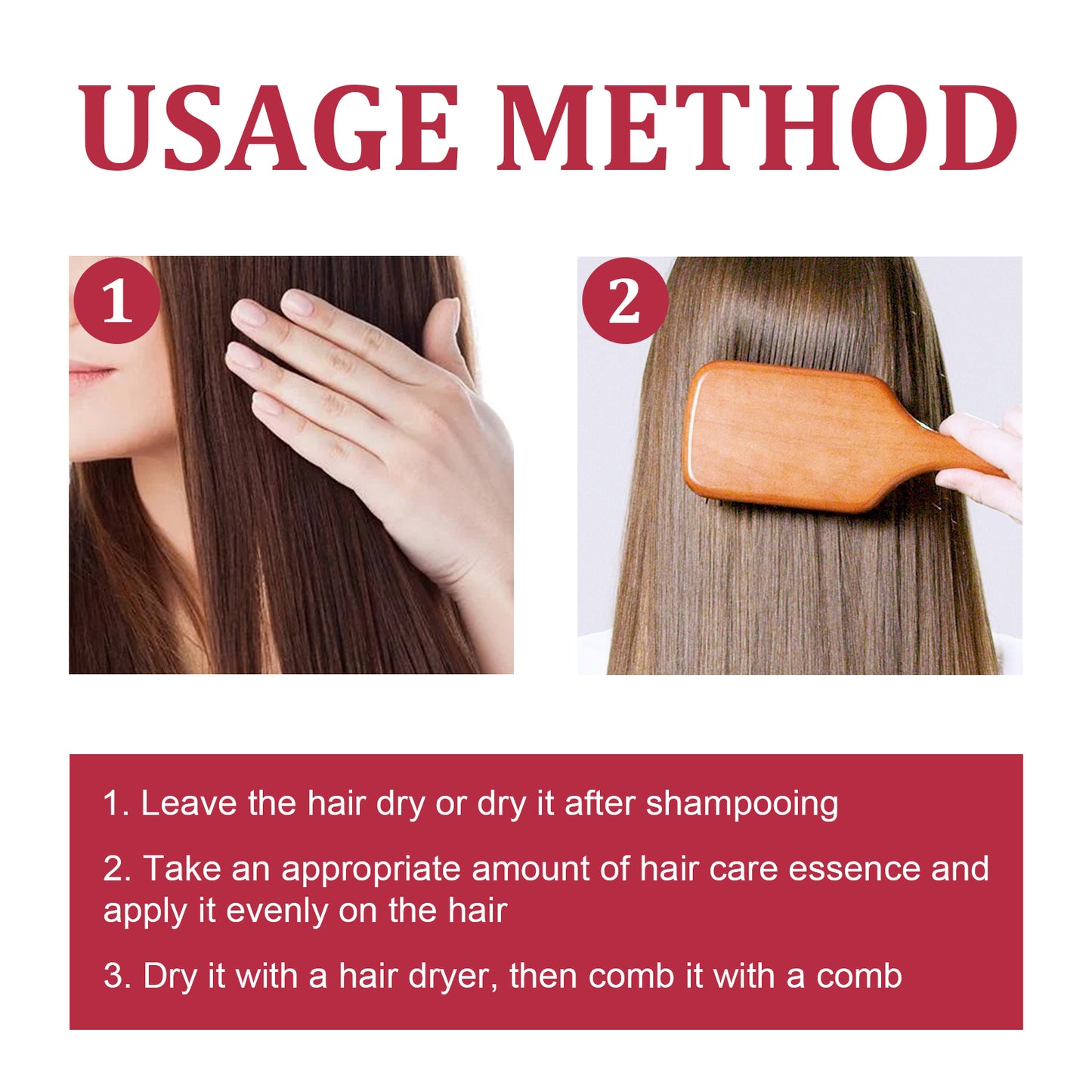 Leave-In Hair Repair Serum - Moisturizing Conditioning Treatment