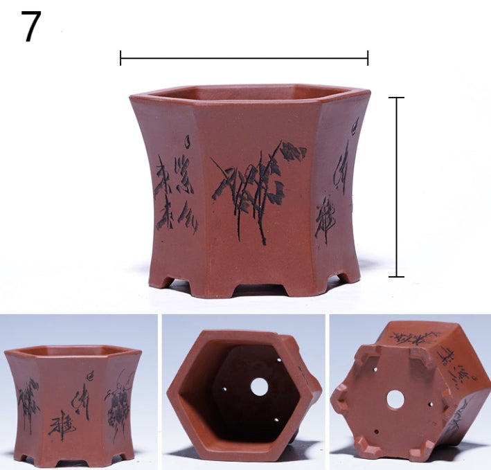 Purple Sand Flowerpot Tray for Yixing Pots - Garden & Home Storage