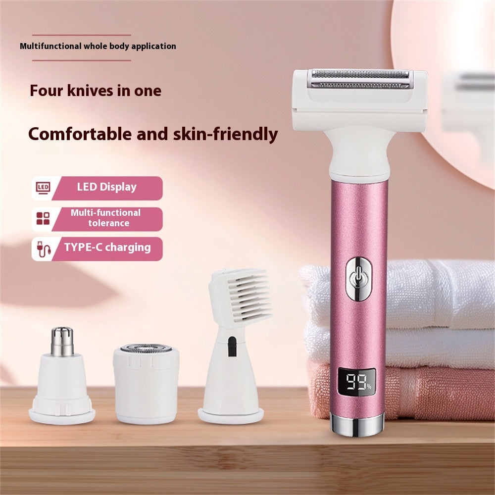 Women's Electric Shaver Set - USB Rechargeable Multi-Head