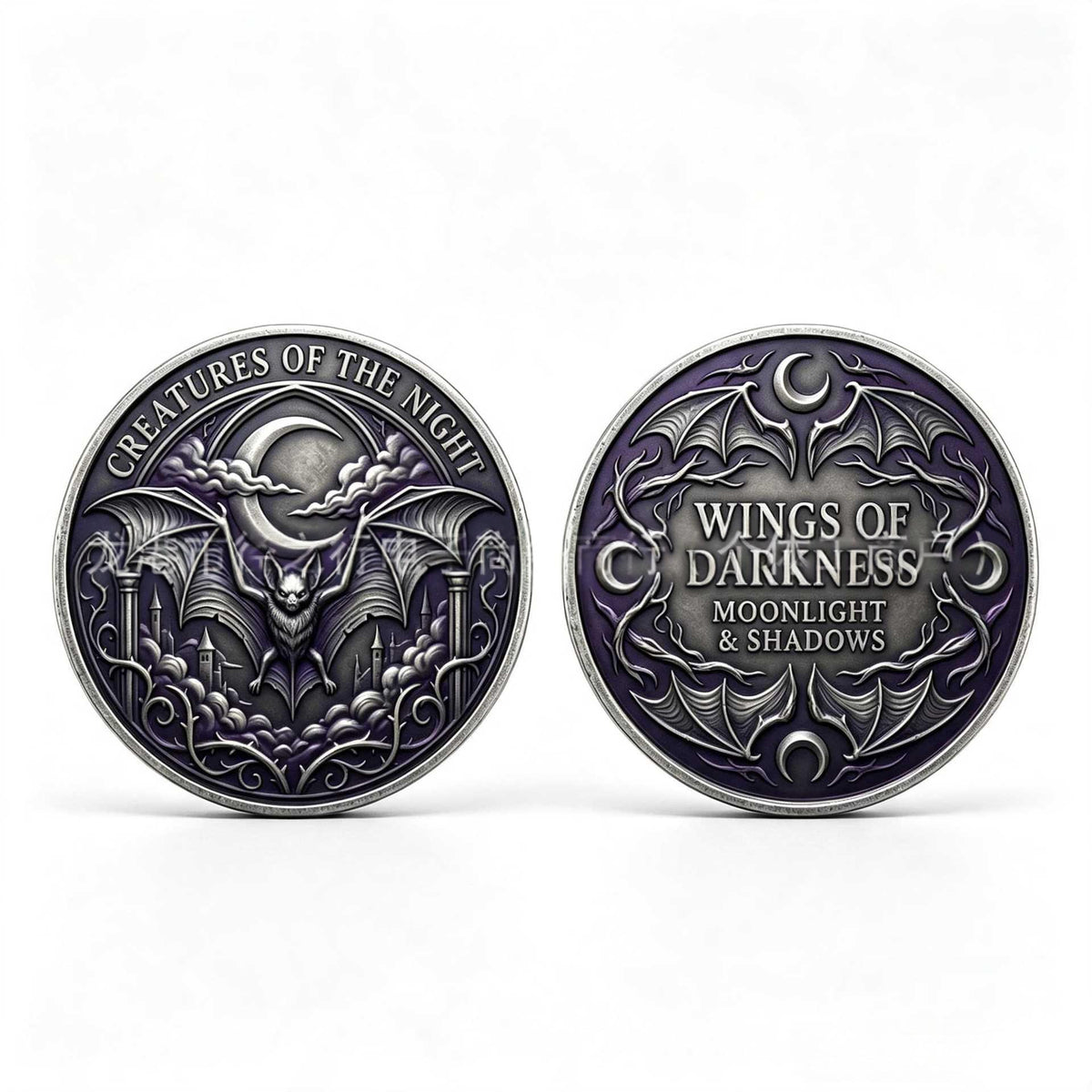 Halloween Witch Pumpkin Lantern Commemorative Coin - Home & Garden Decor