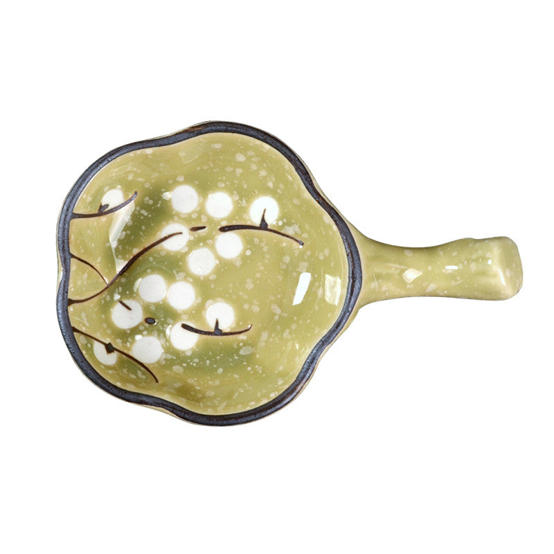Japanese Chopstick Holder Saucer - Ceramic Tableware for Kitchen & Dining
