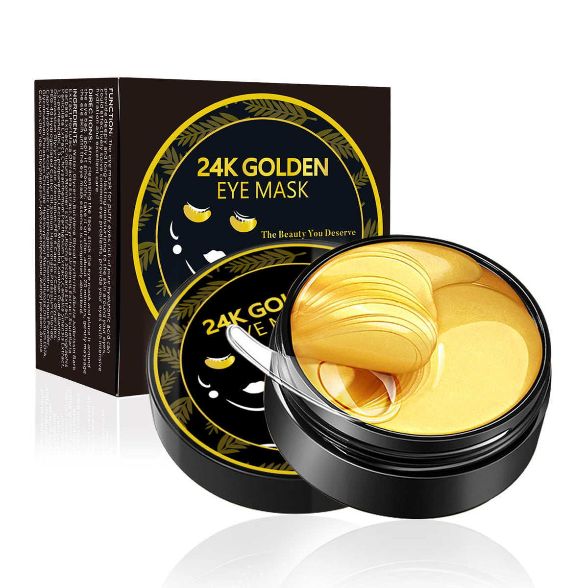 Moisturizing Eye Mask Set - Gold, Seaweed, Hyaluronic Acid & Black Pearl Variants
