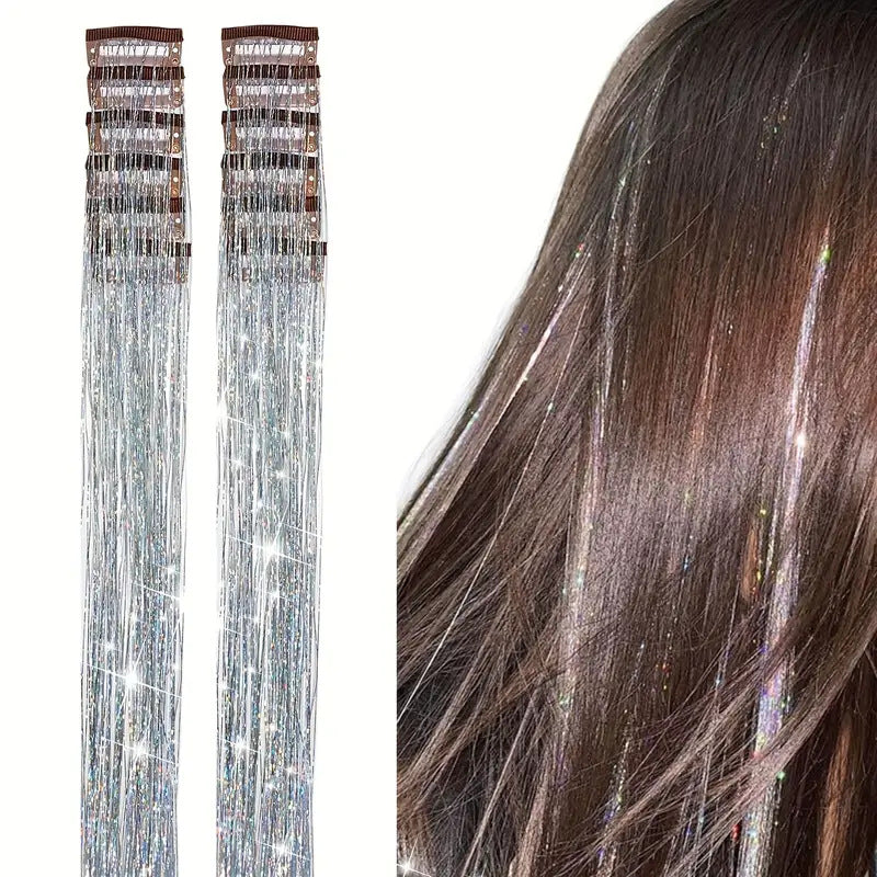 Colorful Seamless Hair Extensions - Multiple Colors