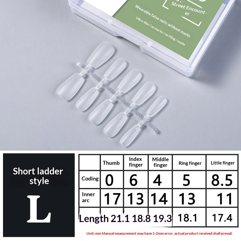 Handmade Long Wear Nail Tips Set - Various Styles & Sizes for Women