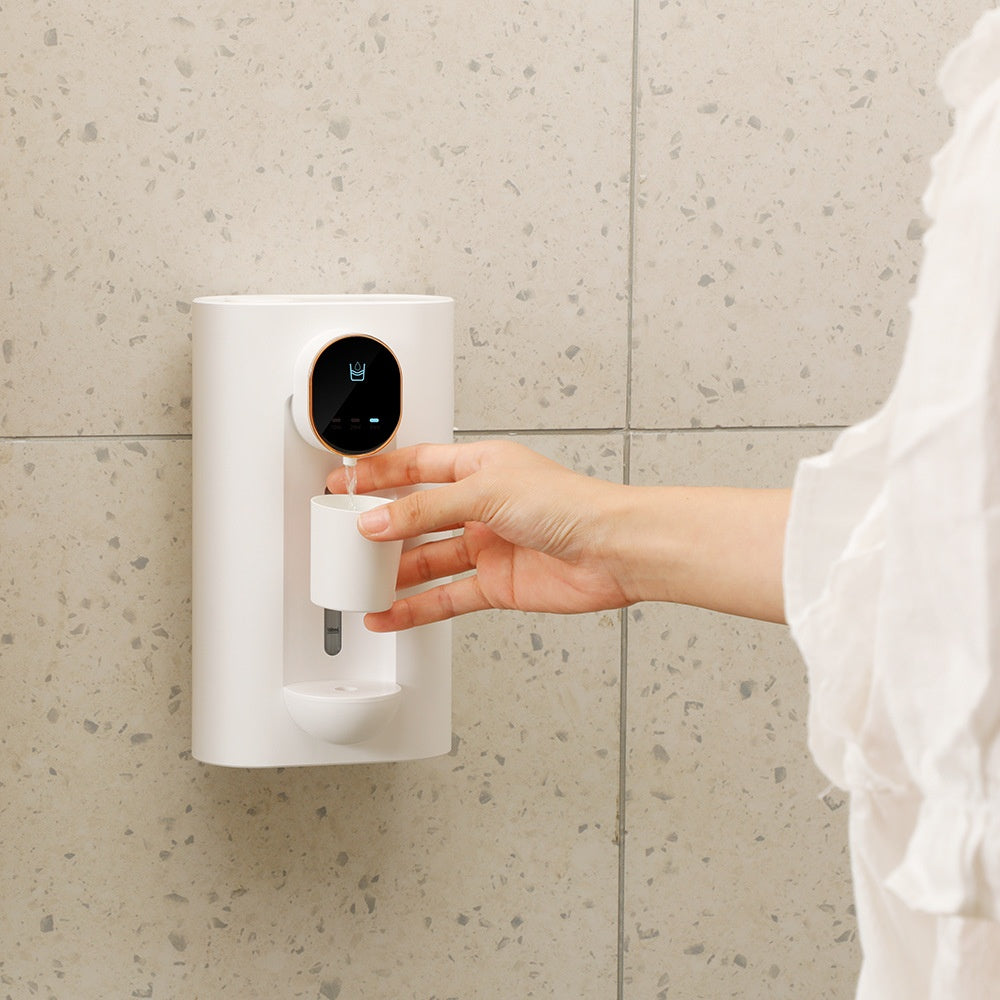 Automatic Touchless Mouthwash Dispenser Wall Mount, Adjustable & Punch-Free
