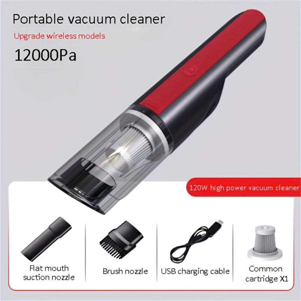 Wireless Car Vacuum Cleaner Handheld Mini Rechargeable with Strong Suction