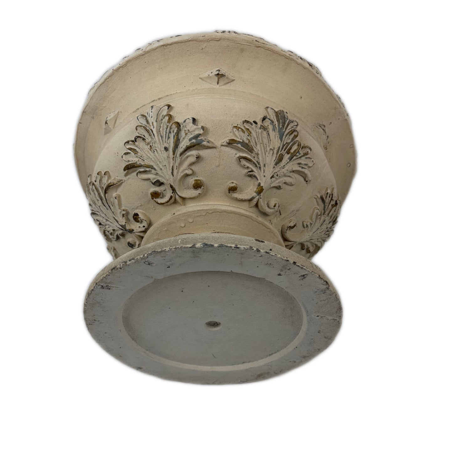 Antique White Garden Planter - 18.11" x 18.11" x 13.18"