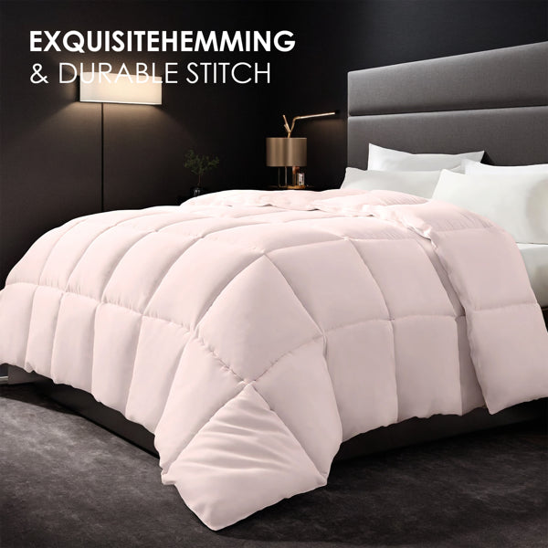 Pink Oversized Duvet Inserts - Soft & Fluffy Bohemian Design