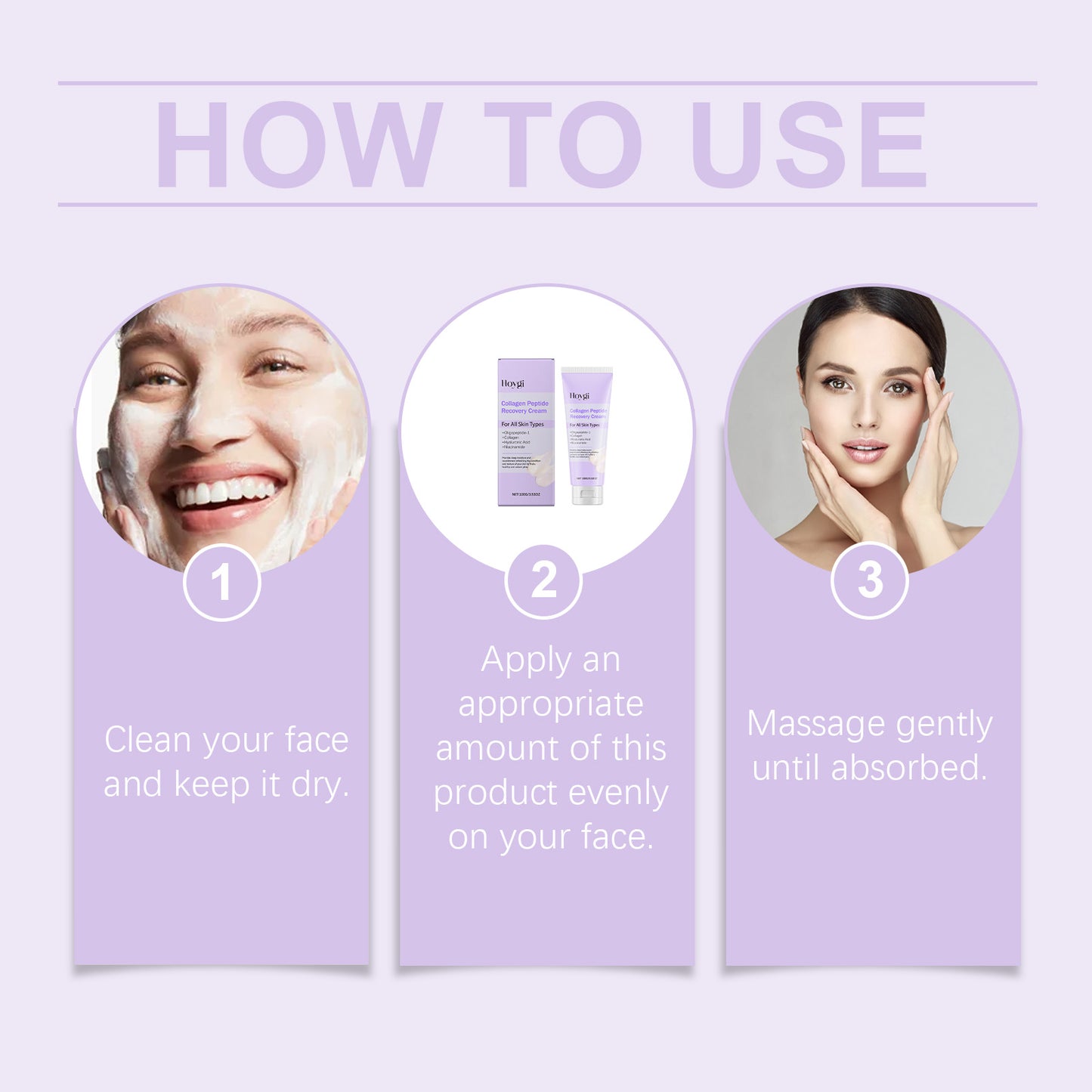 Collagen Peptide Anti-Wrinkle Face Cream - Firming & Hydrating Moisturizer
