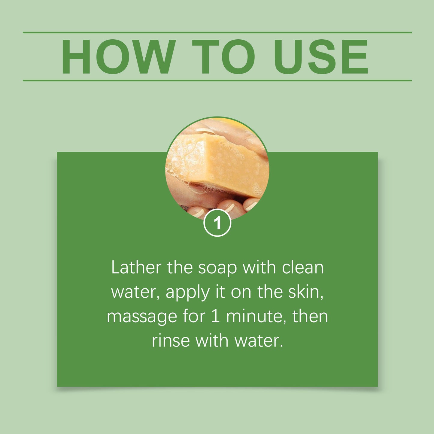 Mint Lemon Solid Bath Soap - Moisturizing & Brightening Bar Soap