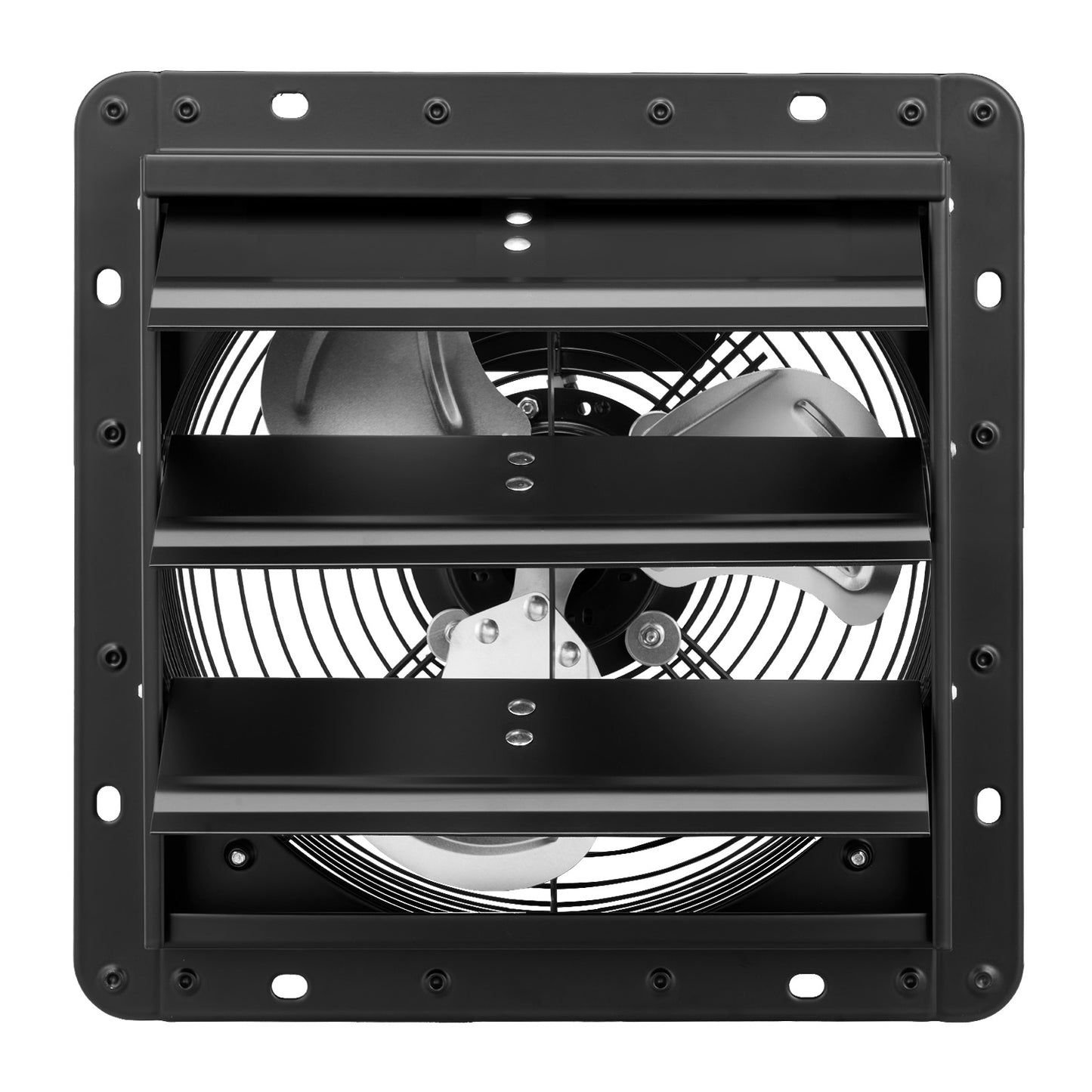 10 Inch Wall Mount Exhaust Fan with Variable Speed and Automatic Louvers for Ventilation