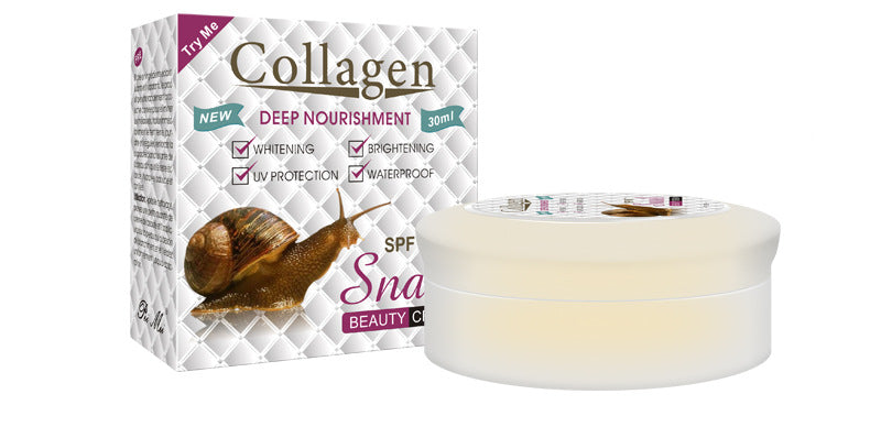 Snail Natural Pearl Face Cream - Hydrating Skin Care for All Skin Types 30ml