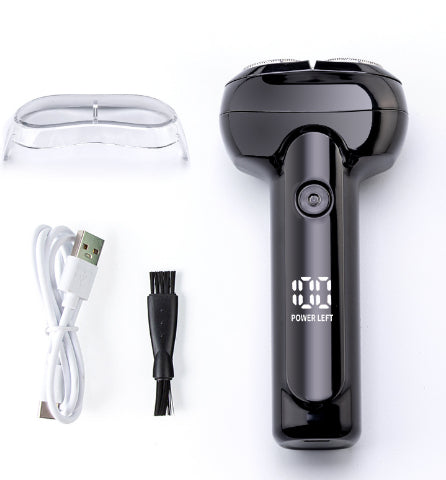 Rechargeable Electric Shaver for Men - Portable Brushless Razor