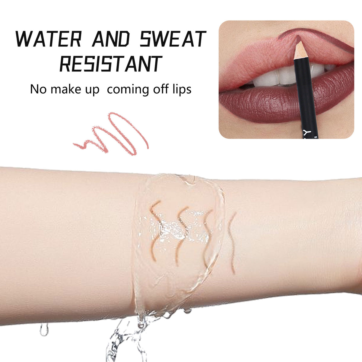 12 Color Matte Lipstick Set - Lip Liner & Lipstick Suit for Makeup
