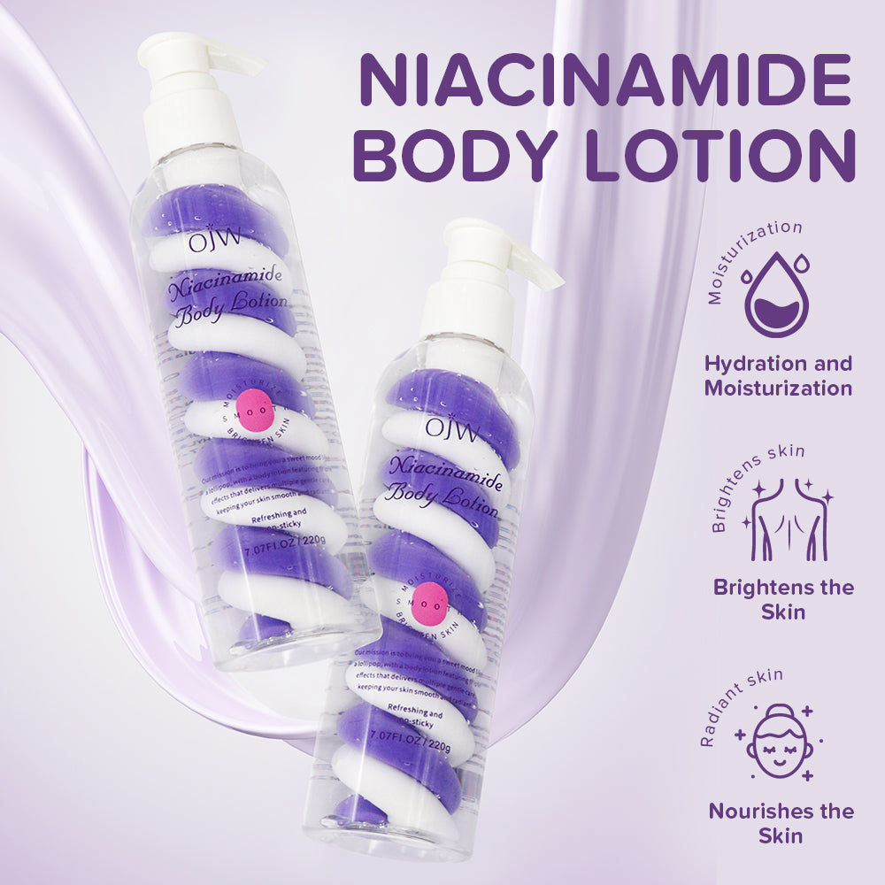 Niacinamide Body Lotion 220g - Purple