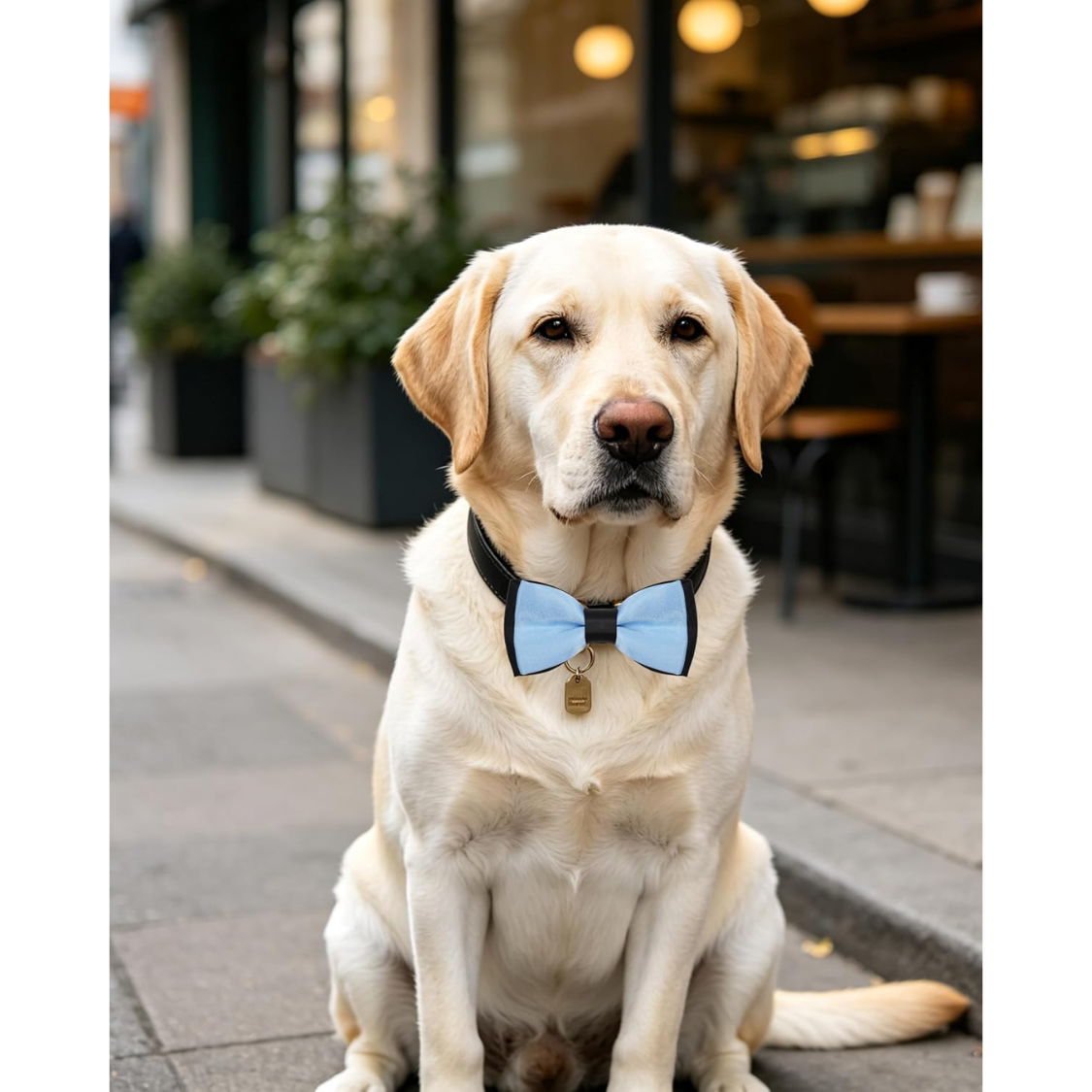 10 Pack Mixed Colors Dog Bowties for Medium & Large Dogs Slip-On Collar Accessories