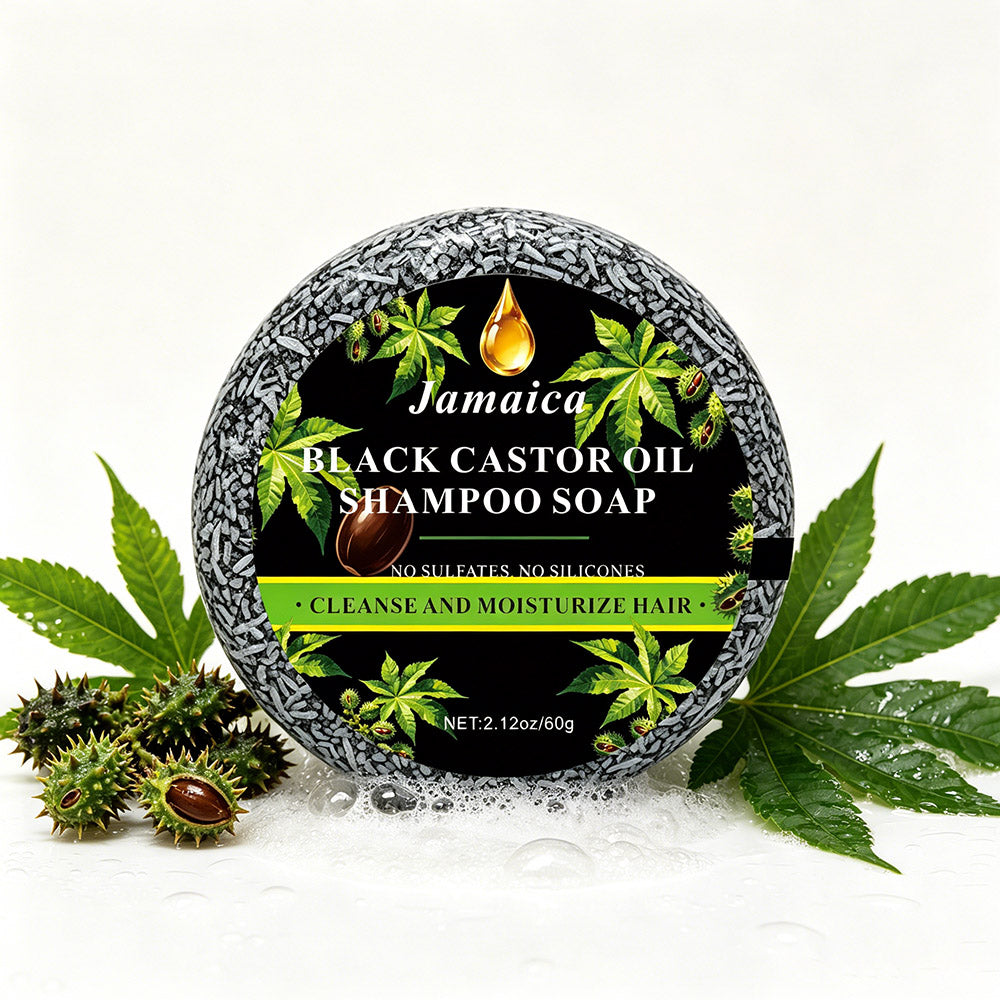 Jamaican Black Castor Oil Shampoo Bar for Hair & Body Care 60g