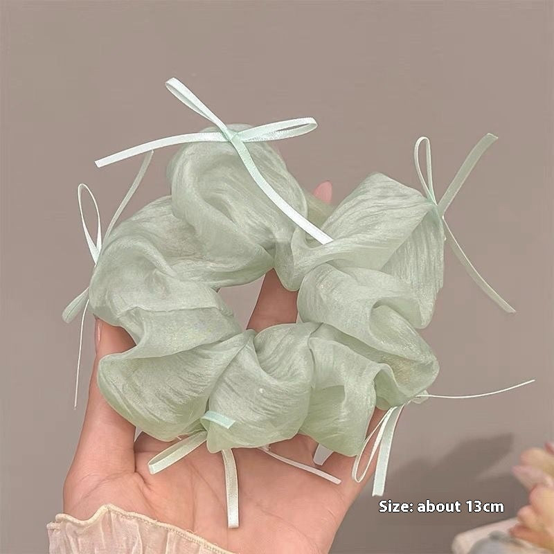 Summer Sweet Lace Scrunchie Hair Tie - Elegant Floral Hair Accessory
