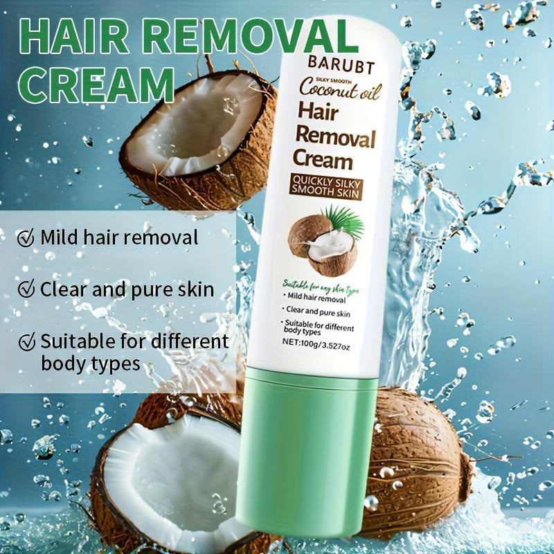 Hair Removal Cream - Gentle, Non-Irritating Formula, 30mL