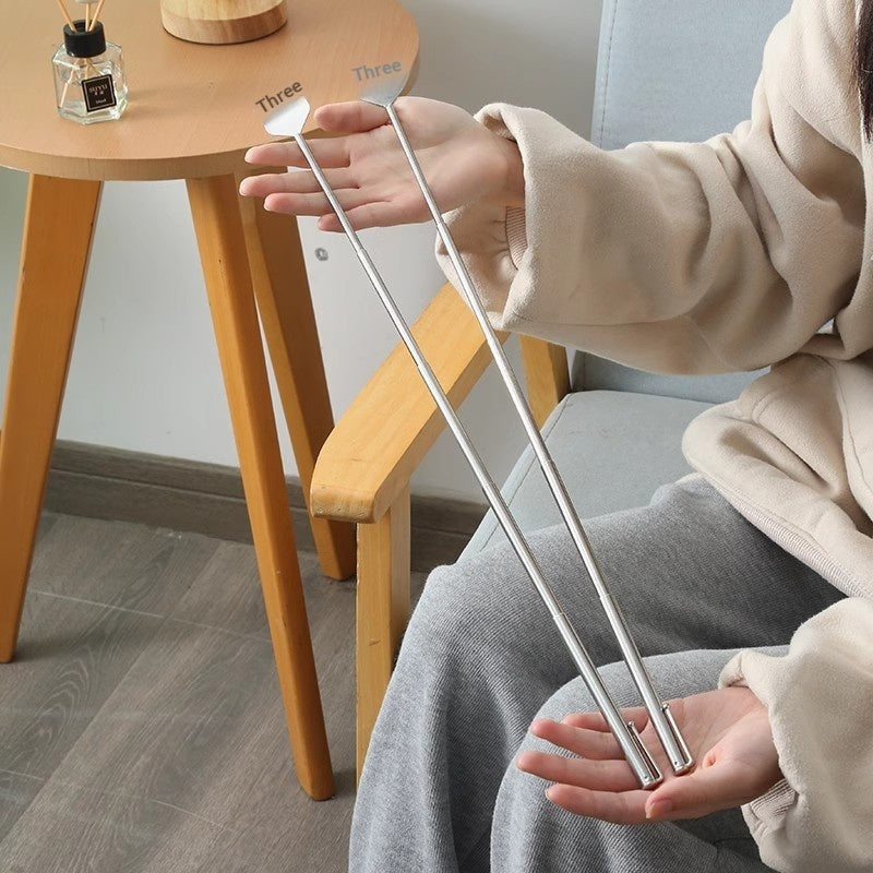 Retractable Back Scratcher with Pen Clip - Full-Body Massage Tool