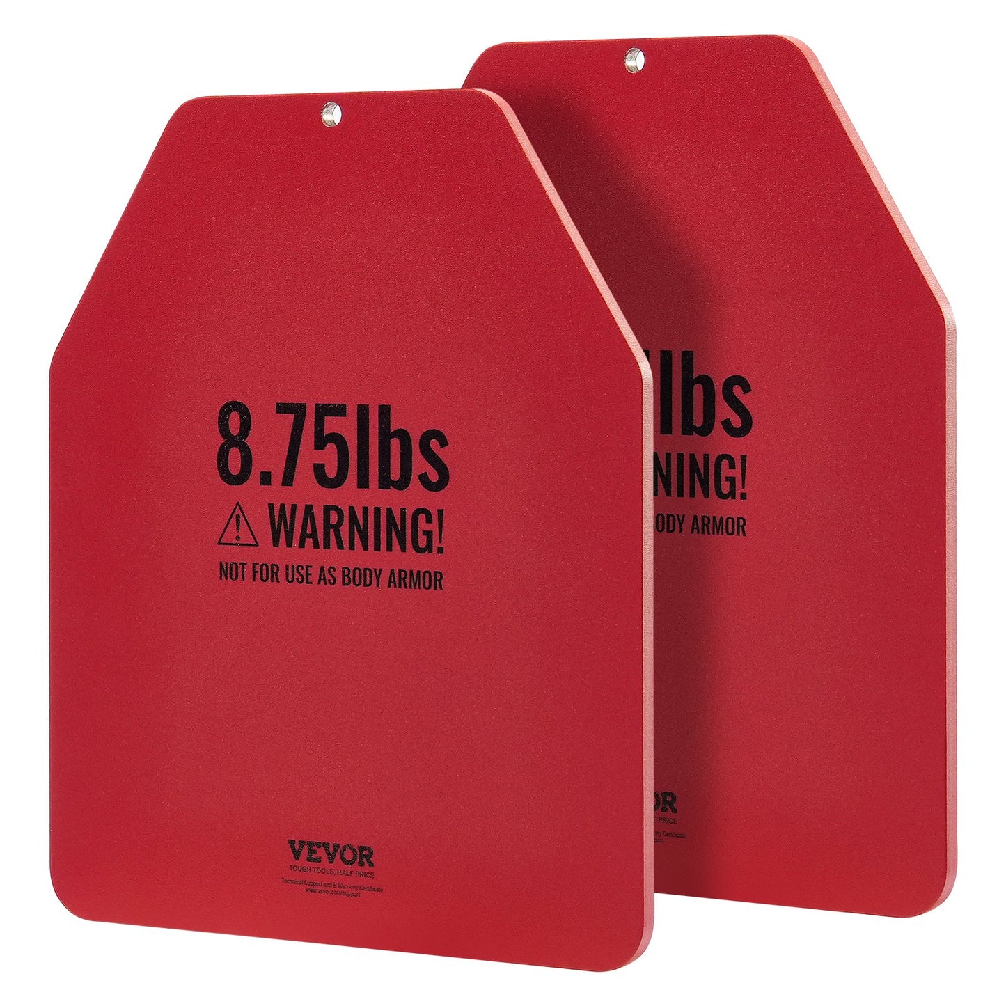 8.75 LB Steel Weight Plate Pairs for Weight Vests & Strength Training