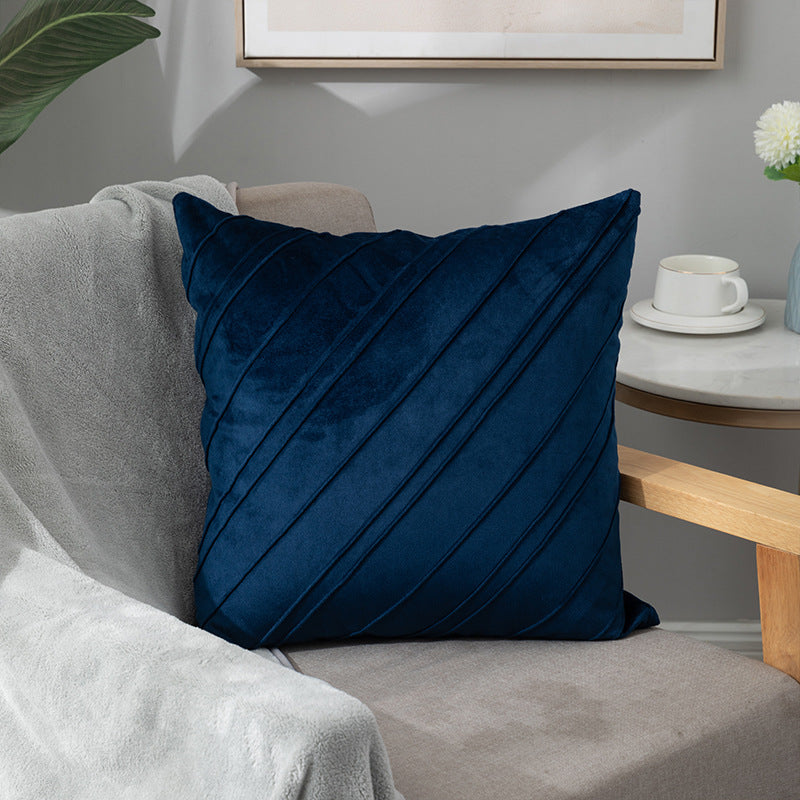 Velvet Pillowcase for Sofa Bed 43x43cm - Multiple Colors & Styles