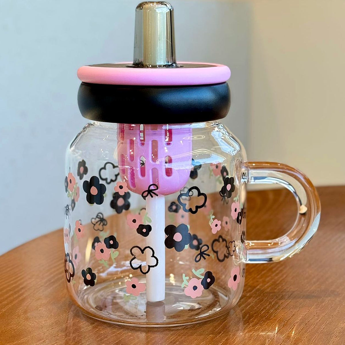 High-Temperature Resistant Borosilicate Glass Tea Water Cup 800ml | Multiple Colors