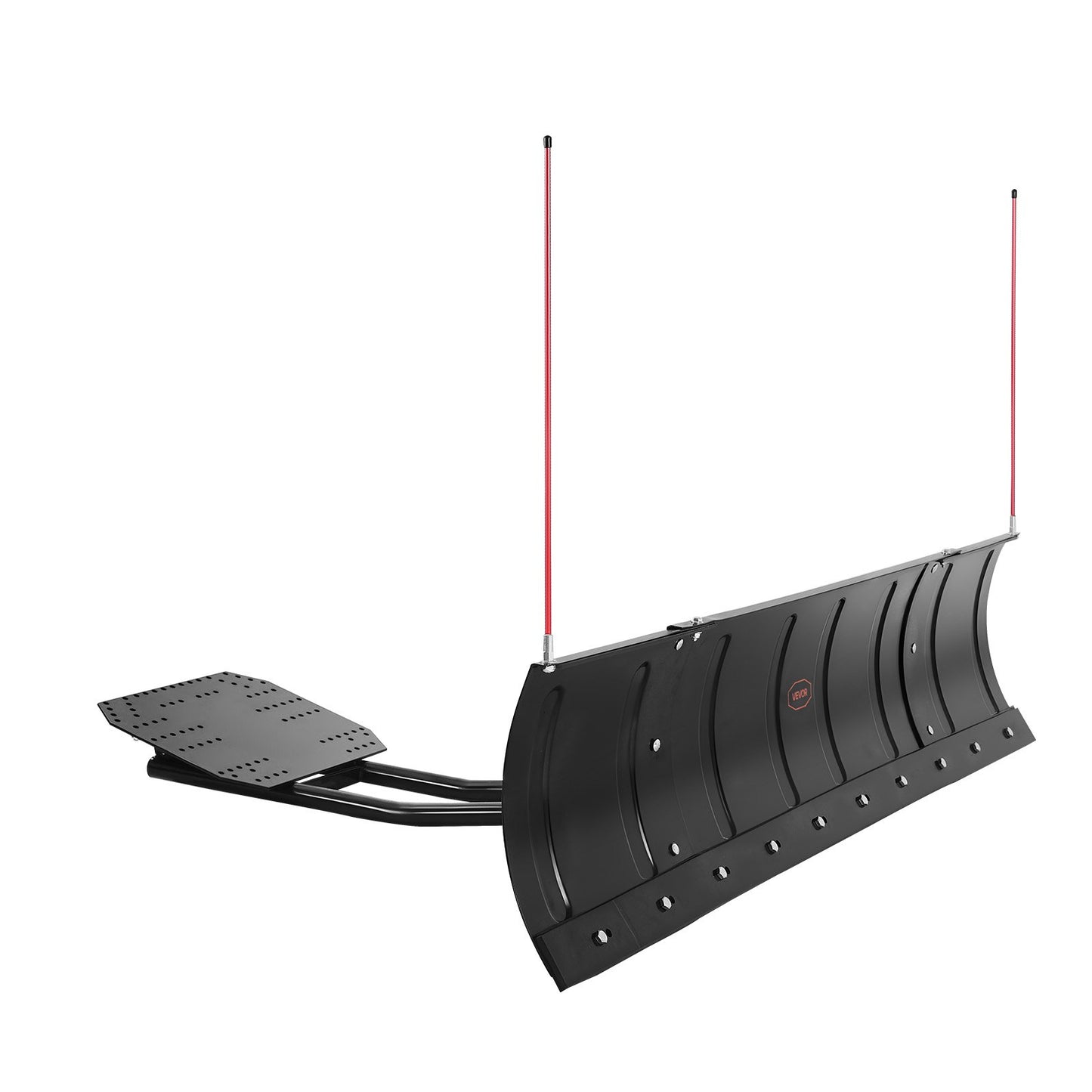 Adjustable Snow Plow Blade Kit for ATV UTV - 43in or 72in Width, Black