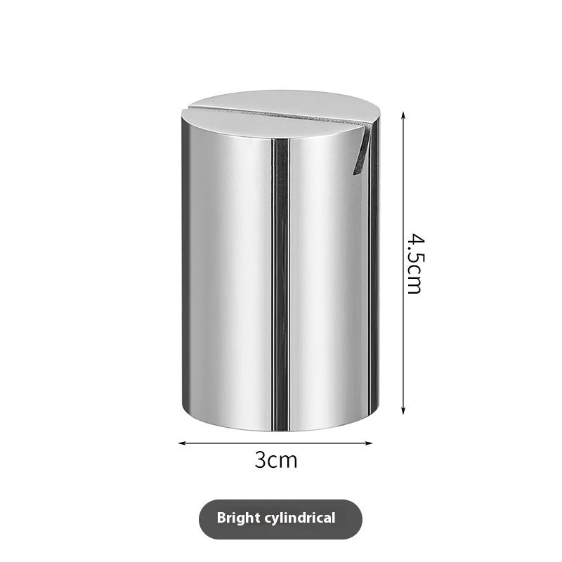 Minimalist Stainless Steel Seat Plate for Home and Garden Decor