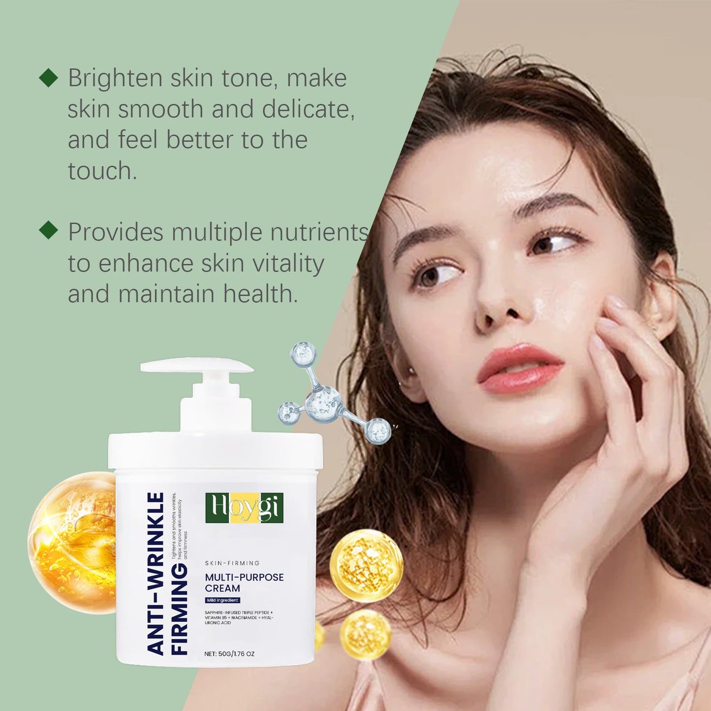Hydrating Anti-Aging Facial Moisturizer with Tripeptide & Vitamin B5