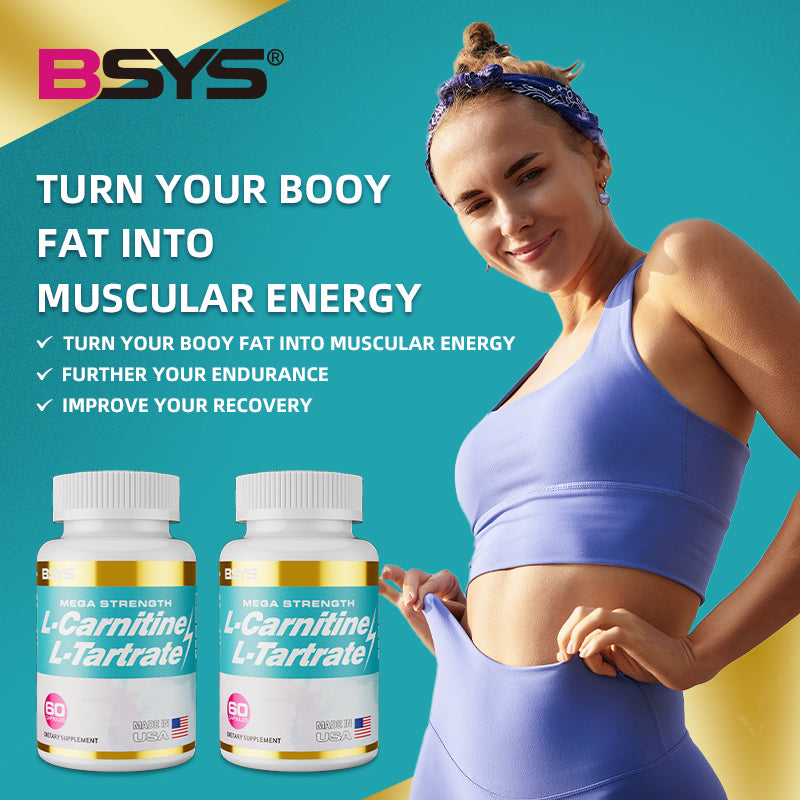 L-Carnitine L-Tartrate Capsules - Natural Energy & Metabolism Support