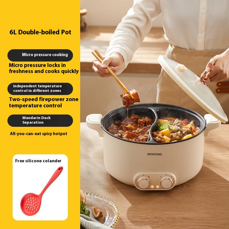 Large Capacity Electric Chafing Dish with Multi-Functional Heating for Home & Kitchen