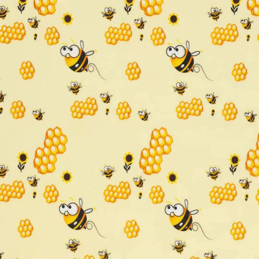 Reusable Organic Cotton Beeswax Food Wraps - Eco-Friendly Kitchen Food Storage