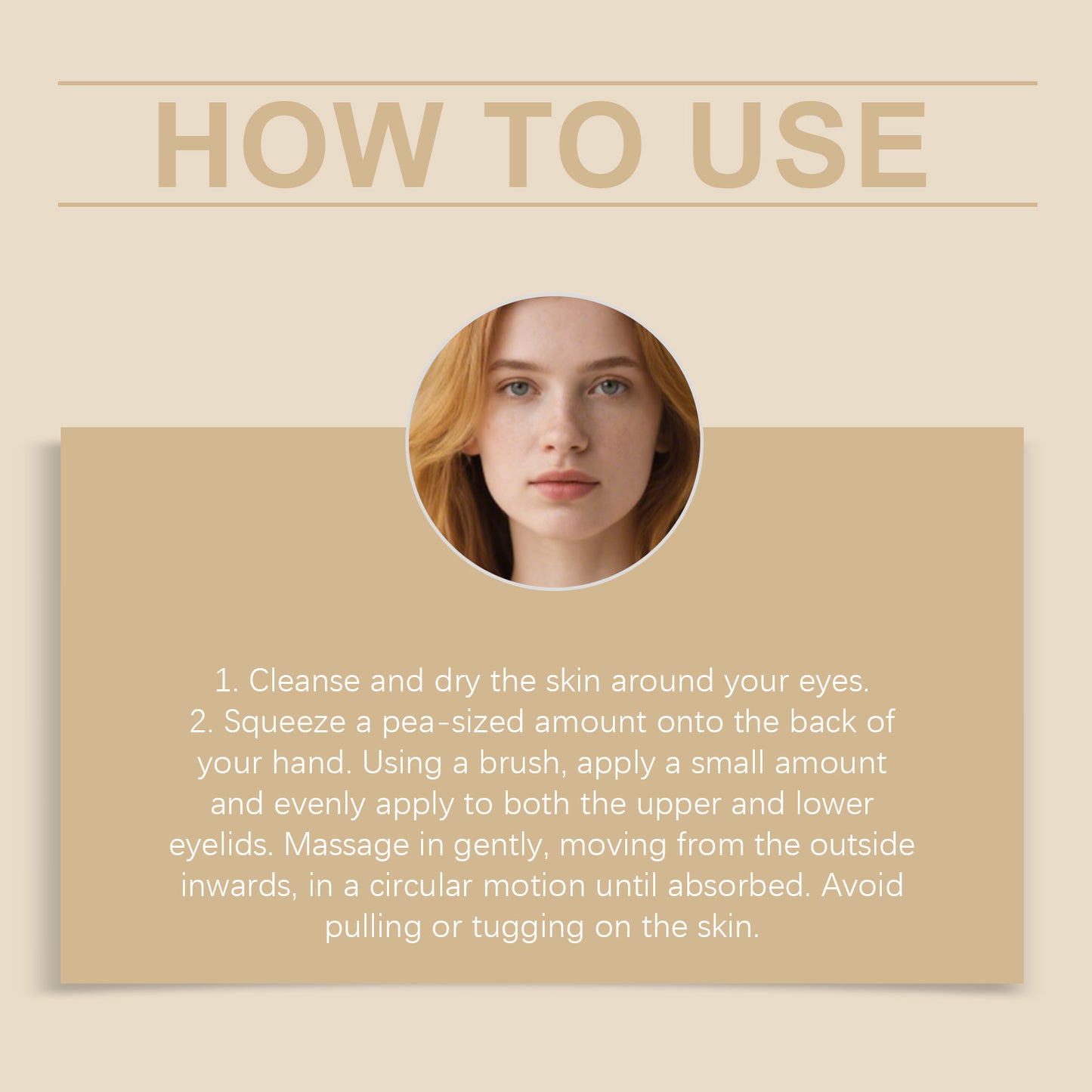 Elastic Eye Cream for Dark Circles and Puffiness - Firming Moisturizer