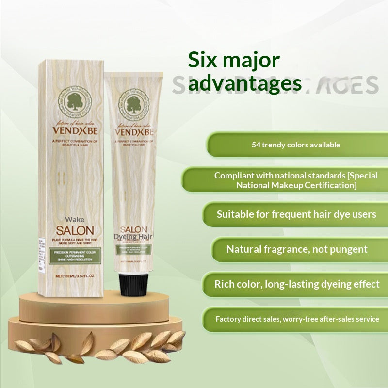 Plant-Based Hair Dye Cream - Gray Coverage