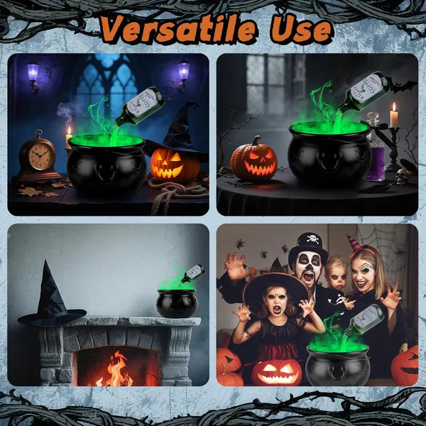 Halloween Floating Potion Bottle Decor with USB Mist Maker & LED Lights