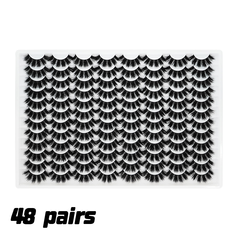 3D False Eyelashes - Multi-layered Realistic Soft & Comfortable Lashes
